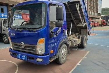 二手中国重汽成都商用车 腾狮 95马力 4X2 3米自卸车(国五) 单桥 云内动力二手自卸车 蓝牌图片