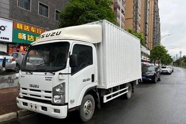 二手庆铃 五十铃KV100 98马力 4.17米单排厢式轻卡(国五) 单桥 庆铃五十铃二手载货车 蓝牌图片
