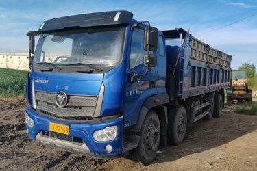 二手福田瑞沃 大金刚ES7 270马力 8X2 7.6米自卸车(国六) 8X2 玉柴二手自卸车 黄牌图片