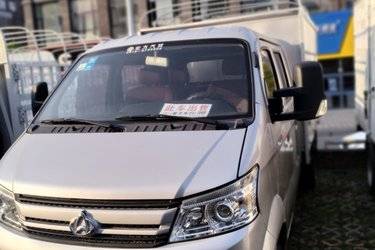 二手长安跨越王X5 PLUS 88马力 3.05米双排仓栅式小卡(国五) 单桥 全柴二手载货车 蓝牌图片