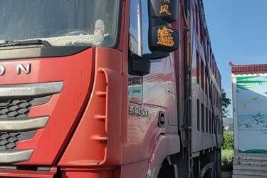 二手上汽红岩 杰狮重卡 450马力 8X4 8.8米自卸车(国五) 前四后八 上菲红二手自卸车 黄牌图片
