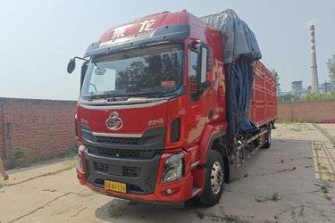 二手东风柳汽 乘龙H5重卡 270马力 6X2 9.7米仓栅式载货车(后桥400)(国六) 单桥 玉柴二手载货车 黄牌图片
