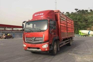 二手福田 瑞沃ES5 185马力 4X2 6.8米仓栅式载货车(国五) 单桥 康明斯二手载货车 黄牌图片