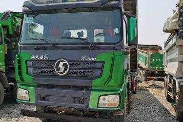 二手陕汽重卡 德龙X3000 430马力 8X4 8米自卸车(国五) 前四后八 潍柴二手自卸车 黄牌
