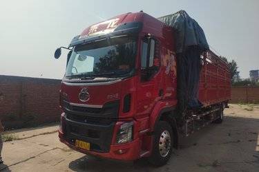 二手东风柳汽 乘龙H5中卡 270马力 6X2 9.7米仓栅式载货车(国六) 单桥 玉柴二手载货车 黄牌图片