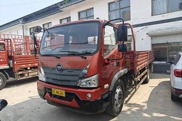 二手福田 时代领航ES5 170马力 4X2 5.4米排半栏板载货车(国五) 单桥 玉柴二手载货车 黄牌