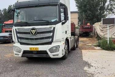 二手福田 欧曼EST 6系重卡 510马力 6X4 AMT自动挡牵引车(国五) 双驱 康明斯二手牵引车 黄牌图片