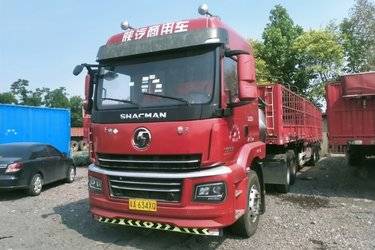 二手陕汽商用车 轩德翼3 轻量化版 460马力 6X4 LNG牵引车(国六) 双驱 玉柴二手牵引车 黄牌图片