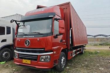 二手陕汽商用车 轩德翼6 轻量化版 270马力 4X2 9.7米厢式载货车(国六) 单桥 玉柴二手载货车 黄牌图片