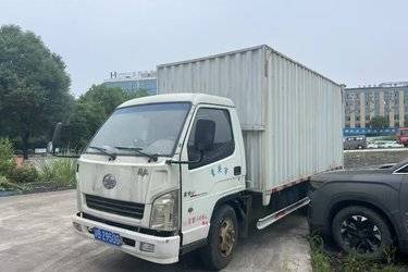 二手一汽红塔 解放霸铃 87马力 4.3米单排厢式轻卡(国四) 单桥 一汽二手载货车 蓝牌