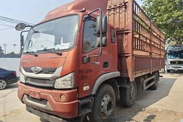 二手福田 时代领航ES5 高配版 220马力 6X2 6.8米排半仓栅式载货车(国六) 前四后四 潍柴二手载货车 黄牌图片