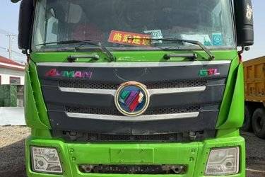 二手福田 欧曼GTL 9系重卡 400马力 8X4 6.8米自卸车(潍柴)(国五) 前四后八 潍柴二手自卸车 黄牌图片