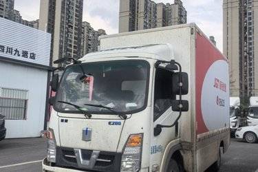 二手吉利远程 E200 4.5T 4.14米单排纯电动厢式轻卡  二手电动卡车电动载货车图片