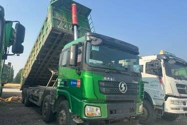 二手陕汽重卡 德龙X3000 430马力 8X4 8米自卸车(国五) 前四后八 潍柴二手自卸车 黄牌