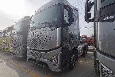 二手福田 欧曼银河 穿越版 660马力 6X4 AMT自动档牵引车(国六) 双驱 福田康明斯二手牵引车 黄牌图片