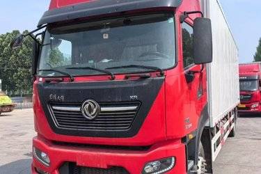 二手东风商用车 天锦KR PLUS 290马力 4X2 9.8米厢式载货车(国六) 单桥 东风二手载货车 黄牌图片