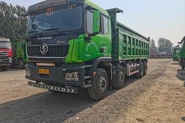 二手陕汽重卡 德龙X5000 公路标准菁英版 460马力 8X4 7.6米自卸车(国六) 前四后八 潍柴二手自卸车 黄牌图片