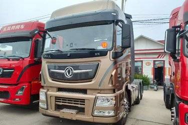二手东风商用车 天龙旗舰KX 经典版 520马力 6X4 牵引车(国六)(带液缓)(3.42速比)(国六) 双驱 康明斯二手牵引车 黄牌图片