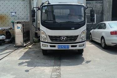 二手现代商用车 泓图300 140马力 4X2 4.165米单排厢式轻卡(国六) 单桥 玉柴二手载货车 蓝牌图片