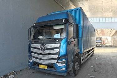 二手福田 欧曼行星 240马力 4X2 9.8米厢式载货车(国六) 单桥 福田康明斯二手载货车 黄牌图片