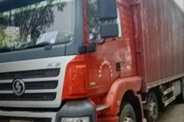 二手陕汽商用车 轩德X3重卡 轻量化版 350马力 8X4 9.5米厢式载货车(12挡)(国五) 前四后八 玉柴二手载货车 黄牌