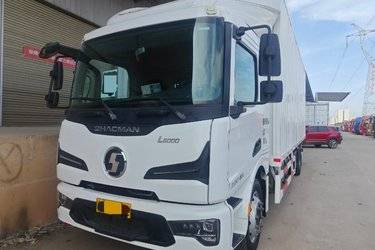 二手陕汽重卡 德龙L6000 220马力 4X2 8.7米厢式载货车(国六) 单桥 潍柴二手载货车 黄牌图片