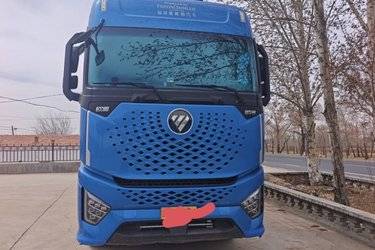 二手福田 欧曼银河 北方版 580马力 8X4 9.53米AMT自动挡栏板载货车(国六) 前四后八 福田康明斯二手载货车 黄牌