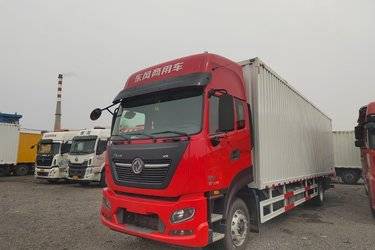二手东风商用车 天锦KR PLUS 290马力 4X2 9.8米厢式载货车(国六) 单桥 东风康明斯二手载货车 黄牌图片