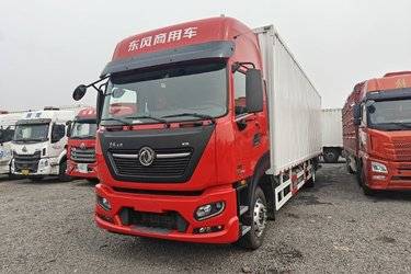 二手东风商用车 天锦KR PLUS 290马力 4X2 9.8米厢式载货车(国六) 单桥 东风康明斯二手载货车 黄牌图片
