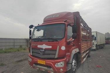 二手福田 瑞沃ES5 220马力 4X2 6.8米仓栅式载货车(国五) 单桥 潍柴二手载货车 黄牌图片