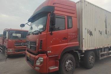 二手东风商用车 天龙VL重卡 245马力 6X2 9.6米厢式载货车(国五) 前四后四 雷诺二手载货车 黄牌图片