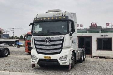 二手福田 欧曼EST 6系重卡 穿越版 580马力 6X4 AMT自动挡牵引车(国六) 双驱 福田康明斯二手牵引车 黄牌图片