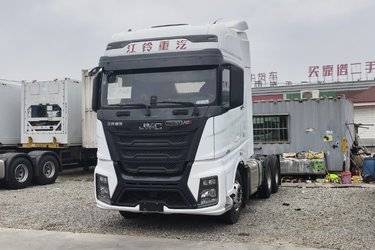 二手江铃重汽 威龙HV5重卡 530马力 6X4牵引车(国六) 双驱 日野二手牵引车 黄牌图片
