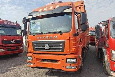 二手中国重汽 汕德卡SITRAK G5重卡 330马力 6X2 9.92米仓栅式载货车(国六) 前四后四 曼二手载货车 黄牌图片