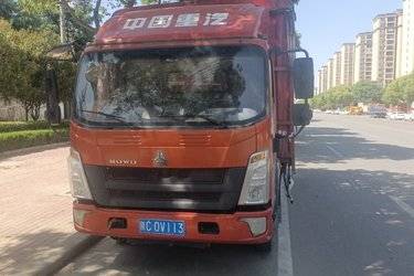 二手中国重汽HOWO 追梦 经典款 160马力 4.15米单排仓栅式轻卡(国五) 单桥 福田康明斯二手载货车 蓝牌