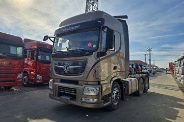 二手东风商用车 天龙旗舰KX 560马力 6X4自动挡牵引车(AMT手自一体)(国五) 双驱 康明斯二手牵引车 黄牌图片