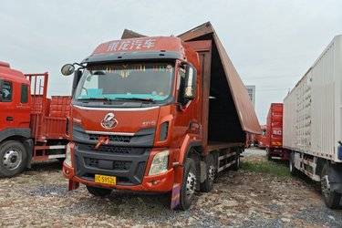 二手东风柳汽 乘龙H5 290马力 6X2 9.7米厢式载货车(国五) 前四后四 玉柴二手载货车 黄牌