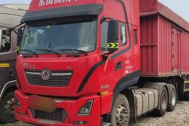 二手东风商用车 天龙KL重卡 465马力 6X4牵引车(国六)(速比2.87)(国六) 双驱 东风股份二手牵引车 黄牌图片