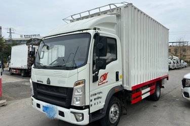 二手中国重汽HOWO 悍将 143马力 4.15米单排售货车(国五) 单桥 朝柴二手载货车 蓝牌