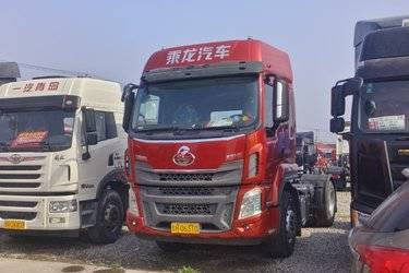 二手东风柳汽 乘龙H5重卡 280马力 4X2牵引车(国五) 单桥 东风康明斯二手牵引车 黄牌