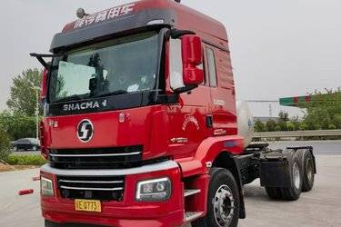 二手陕汽商用车 轩德翼3 轻量化版 400马力 6X4 LNG牵引车(国六) 双驱 潍柴二手牵引车 黄牌图片
