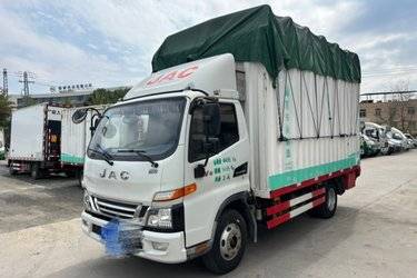 二手江淮 骏铃V6 120马力 4.15米单排售货车(国五) 单桥 江淮动力二手载货车 蓝牌