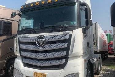 二手福田 欧曼EST 北方版 580马力 6X4 AMT自动挡牵引车(国六)(带缓速器)(国六) 双驱 福田康明斯二手牵引车 黄牌图片