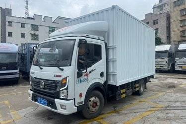 二手东风 凯普特K6 160马力 4.2米单排厢式轻卡(国六) 单桥 东风二手载货车 蓝牌图片