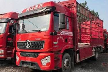二手陕汽重卡 德龙L5000 轻量化版 270马力 4X2 6.8米仓栅式载货车(国六) 单桥 潍柴二手载货车 黄牌
