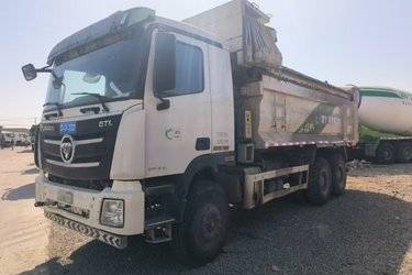 二手福田 欧曼GTL 9系重卡 375马力 6X4 5.6米自卸车(国五) 后八轮 潍柴二手自卸车 黄牌