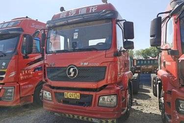 二手陕汽重卡 德龙新M3000 430马力 6X4 LNG牵引车(国六) 双驱 潍柴二手牵引车 黄牌