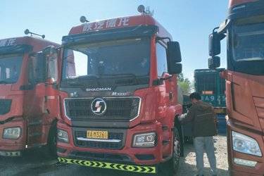 二手陕汽重卡 德龙M3000S 菁英版 480马力 6X4 LNG牵引车(国六) 双驱 潍柴二手牵引车 黄牌图片