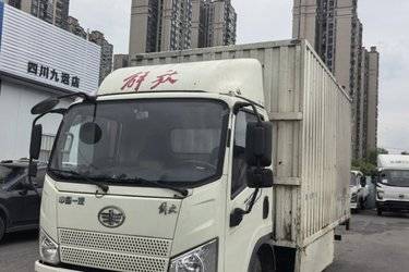 二手解放 J6F 4.5T 4.16米单排纯电动厢式轻卡  二手电动卡车电动载货车图片