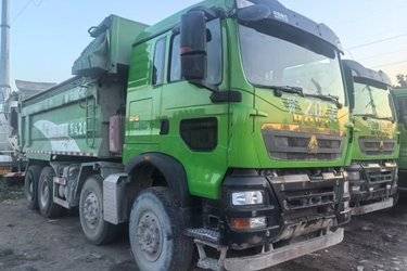 二手中国重汽 HOWO TX重卡 400马力 6X4 5.6米自卸车(国五) 后八轮 潍柴二手自卸车 黄牌